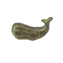 Rustic Cast Iron Whale Drawer Pull Cabinet Knob Nautical Décor Set of 6 - $18.60+