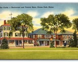 Curtis Restaurant and Store Ocean Park Maine ME Linen Postcard Y7 - $4.90