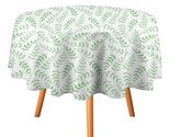 Green Leaves Tablecloth Round Kitchen Dining for Table Cover Decor Home - $15.99+