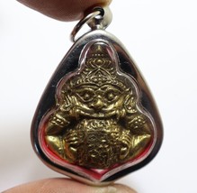 RAHU OM JUN HINDU WEALTH LUCKY PENDANT THAI MAGIC BLESSING AMULET THAILA... - £40.42 GBP