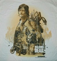 The Walking Dead Daryl Dixon Montage Poses and Zombies T-Shirt NEW UNWORN - £12.54 GBP