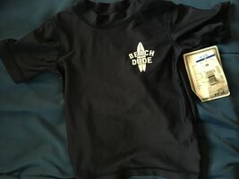 Boy's Navy Blue Swim Beach Dude 6 Month *NEW W/TAGS* r1 - $5.99