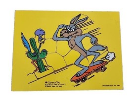 Warner Bros. Inc Wile E Coyote 1980 Wooden Puzzle Connor Toys 12 Pieces - $12.46