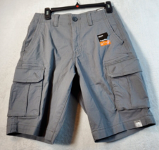 Urban Cargo Shorts Mens Size 29 Gray Cotton Slash Pockets Belt Loops Flat Front - £12.02 GBP