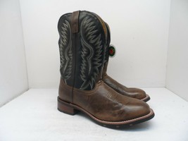 Laredo Men&#39;s 11&quot; PINETOP Cowboy Western Soft Toe Boots 7908 Brown/Black 9D - £79.72 GBP