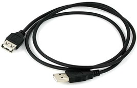 USB Type A MALE to Type A FEMALE 24&quot; M/F Extension DATA CABLE USB 2.0 PC... - $14.63