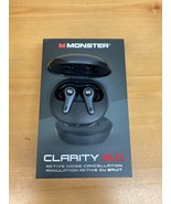 Monster Clarity 8.0 Wireless Earbuds ANC Bluetooth 5.2 Handsfree Headpho... - $29.95