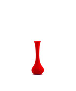 Plastic Bud Vase, Colors are Red and Yellow, 6&quot; Tall x 2.25&quot; Wide - £5.53 GBP