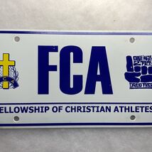 FCA FELLOWSHIP OF CHRISTIAN ATHLETES License Plate /Car Tag - ONE WAY 2 ... - $29.68