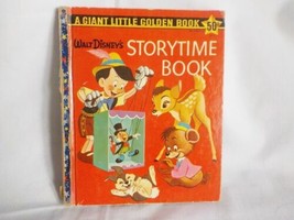 Vintage 1958 Giant Little Golden Book Walt Disneys Storytime Book   A Edition - £11.79 GBP