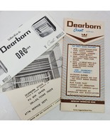 Vintage 1960s 1970s Dearborn Dollar Wise DRC Series Gas Heater Documenta... - $11.00