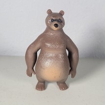 Jungle Book Lot Toy Figure Baloo Bear 3&quot; Tall 2015 and Jungle Book Hardcover - £11.15 GBP