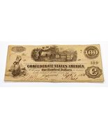 Nota Confederada De 1862 $100 Muy Fina T-39 - €178,90 EUR