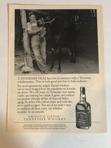 1990s Jack Daniels Tennessee Whiskey Vintage Print Ad Advertisement  pa5 - $7.91