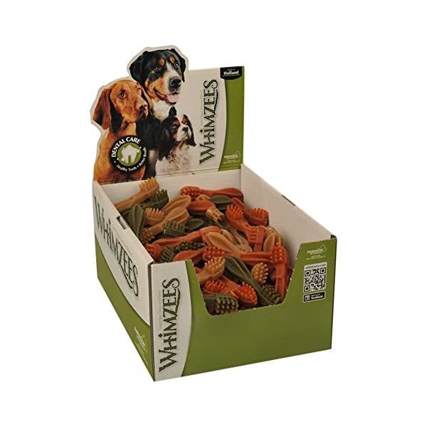 Whimzees Dog Treat, Toothbrush Star, Medium, 75-Piece  - $132.00