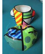 Romero Britto Cookie Jar FROG 10&quot;   NIB [TOP4] - €80,22 EUR