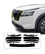 Fit Nissan Pathfinder 22 23 Front Grille Chrome Delete Cover Decal Black... - £55.74 GBP