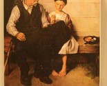 Vintage Norman Rockwell Litho Old man and a woman Box1 - $12.86