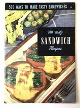 1952 Culinary Arts Institute 500 Tasty Sandwich Recipes Softcover Cookbook - £3.73 GBP