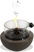 Fire Island - 10.5 Inch Outdoor Patio Tabletop Citronella Fire Bowl, Includes - £80.72 GBP