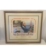 Rare Framed 1982, McDonalds Ray Kroc Limited Edition Artwork Print - $313.63
