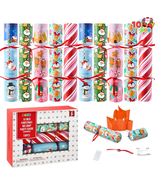 10 Pack Christmas No-Snap Party Favor, Xmas Table Favor Includes Party H... - €14,92 EUR