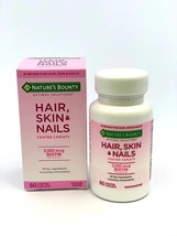 Nature&#39;s Bounty Hair Skin Nails 3,000 mcg Biotin 60 Caplets - €10,14 EUR