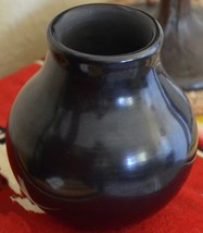 Vintage Santa Clara Blackware Pottery Vase Pot Jar, Nathan Youngblood, c1978 - £3,868.97 GBP