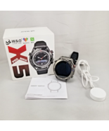 Smartwatch W&amp;O Little Star Pro Max X5 Black Silicon Band Unisex Men Women - $24.99