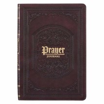 The Lord&#39;s Prayer Prompted Prayer Journal, Faux Leather Brown - £6.99 GBP