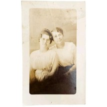 Real Photo RPPC c1900s Mother And Daughter Portrait Postcard AZO Unposted E83H - $19.99