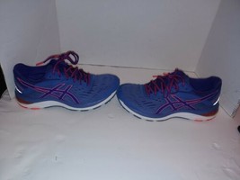 Asics Womens Gel Cumulus 20 1012A008 Blue Running Shoes Lace Up Low Top Size 9.5 - £23.88 GBP