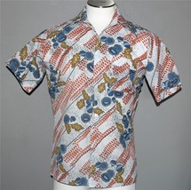 VTG Joel California Leaves Acorns Lightweight Disco Button Shirt Mn&#39;s M EXC - £26.37 GBP