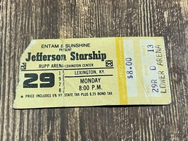 VTG Jefferson Starship Concert Ticket Stub - Rupp Arena (Lexington, KY) - 1978 - £3.19 GBP