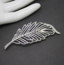Stunning Vintage Signed GERRYS Silver Open work Floral Leaf BROOCH Pin Jewellery - £17.19 GBP