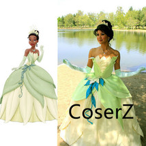 The Princess and the Frog Tiana Dress, Princess Tiana Costume - £134.78 GBP