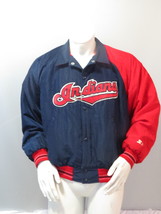 Cleveland Indians Jacket (VTG) - Script 2 Tome by Starter - Men&#39;s Medium - £91.59 GBP