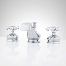 Signature Hardware 152857 Shannon Widespread Bathroom Faucet with Pop-Up Drain - £190.27 GBP