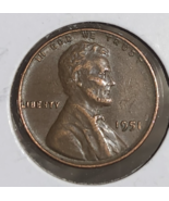 RARE 1951 Lincoln No Mint Mark Wheat Penny 1 Cent .   Rim Error: “L” In ... - $9,266.44 MXN
