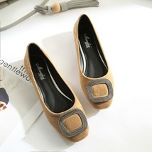 Lady Ballet Flat Shoes Size 31-46 Extra Big Size 44 45 Women Flat Heel Shoes Squ - £39.49 GBP