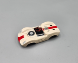 Aurora AFX McLaren Elva HO Slot Car Body/Shell Only Vtg White w Red Stripe - £30.47 GBP