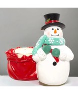 Yankee Candle Snowman Tea Light Candle Holder-NEW - £11.76 GBP