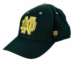 Notre Dame Fighting Irish Top of the World Fitted Hat Green 7 7/8 Shamrock Cap - £10.89 GBP