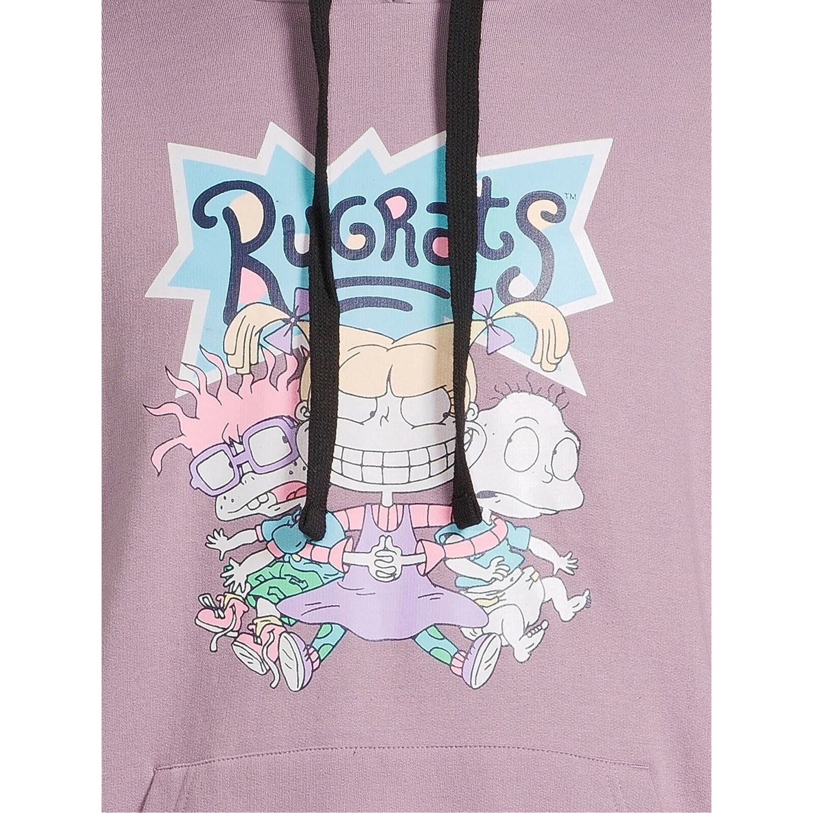 Nickelodeon Rugrats Men's Graphic Fleece Hoodie Size M (38-40) Color War Plum Item image 5