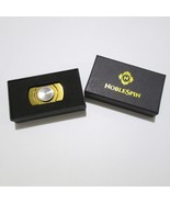 Noblespin Heavy Metal Fidget Spinner Goldtone Silvertone With Box - $22.74