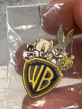 VTG Looney Tunes WB 1.25&quot; New Hat Lapel 1987 Bugs Porky Tweety Sylvester - £7.41 GBP