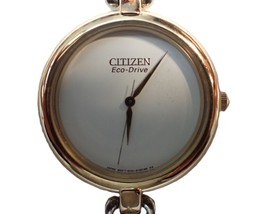 CITIZEN Eco-Drive E031-S090938 Gold 8.5&quot; Women&#39;s Wristwatch - Rare - $93.56