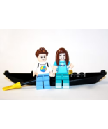 SM Beach Couple with Kayak set of 2 Custom Minifigures Mini Figures for ... - $276.15 MXN