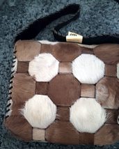Western Hair On Cowhide Ladies Purse NEW Suede Back Whipstitch  - £30.59 GBP
