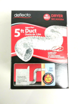 Deflect-O F0405B/4 Aluminum Flexible Foil Dryer Transition Duct 4 in. x 5 ft. - £7.16 GBP
